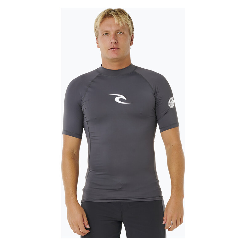 Pánské tričko na plavání Rip Curl Waves Upf Perf charcoal grey