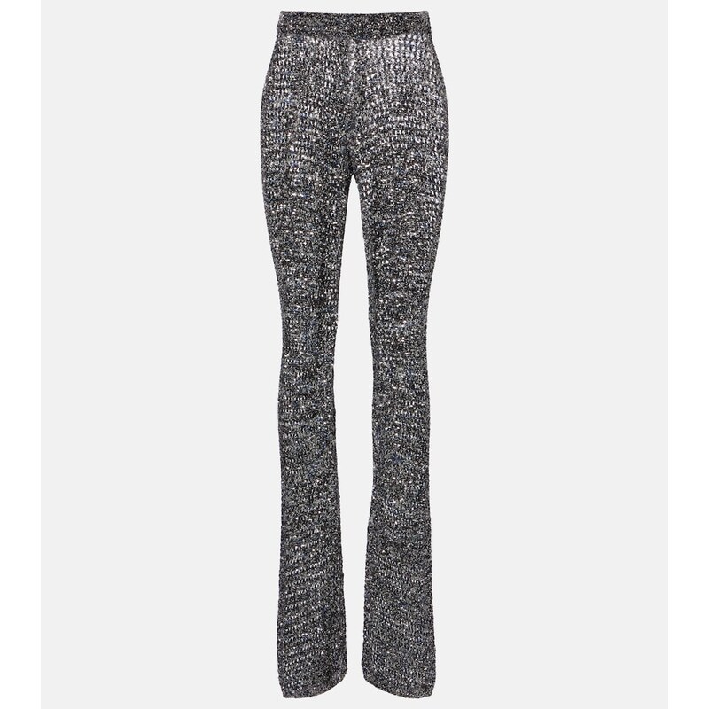Missoni Sequined lamÃ flared pants