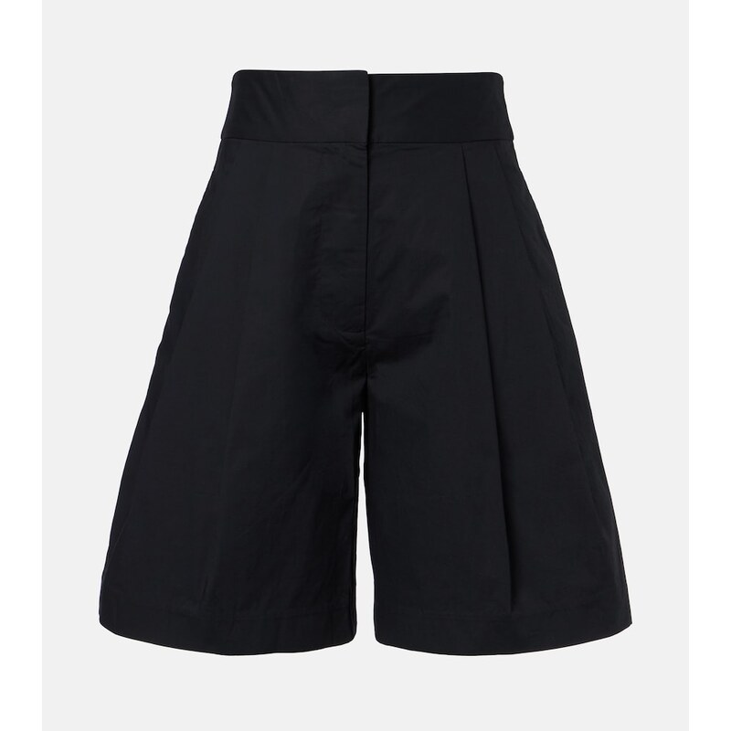 Proenza Schouler White Label Clio cotton-blend Bermuda shorts
