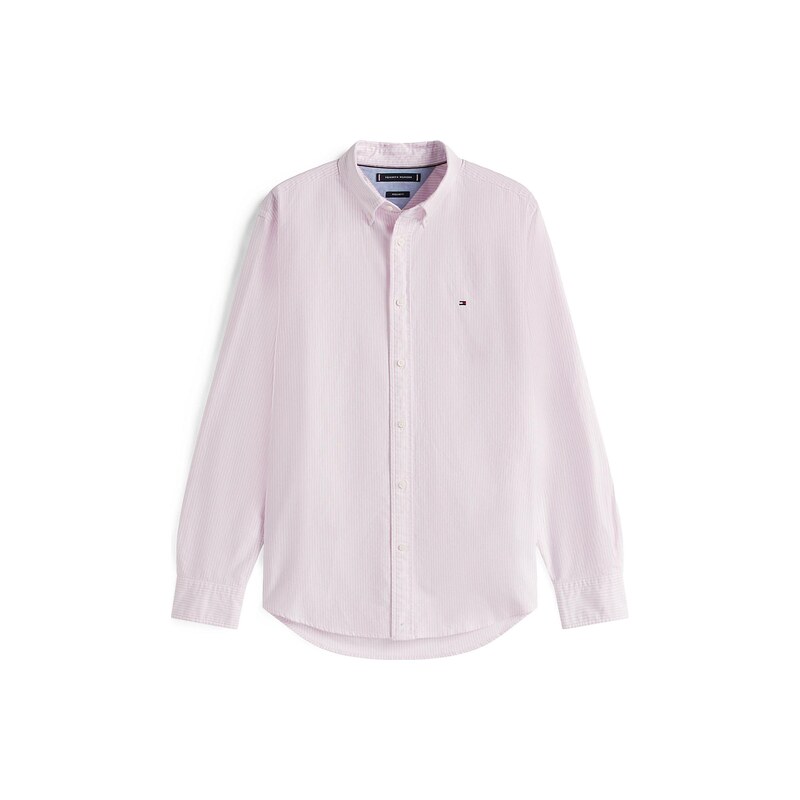 TOMMY HILFIGER Košile Regular Fit Stripe pastelově růžová / bílá