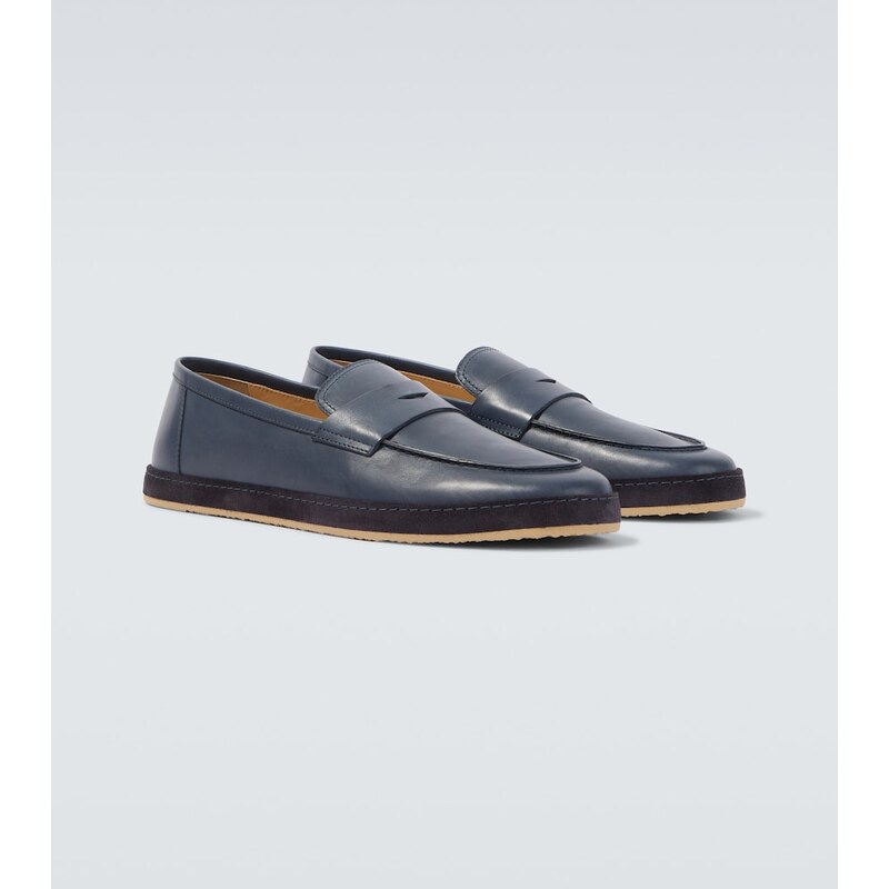 Brunello Cucinelli Leather penny loafers