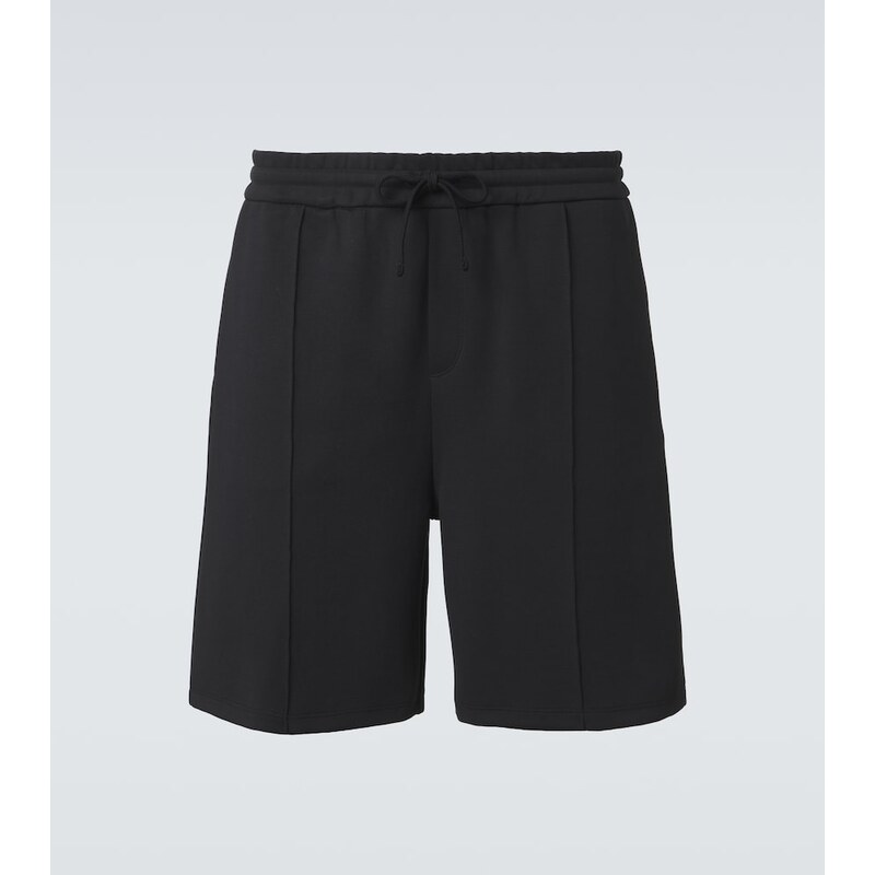 Valentino Cotton-blend jersey shorts