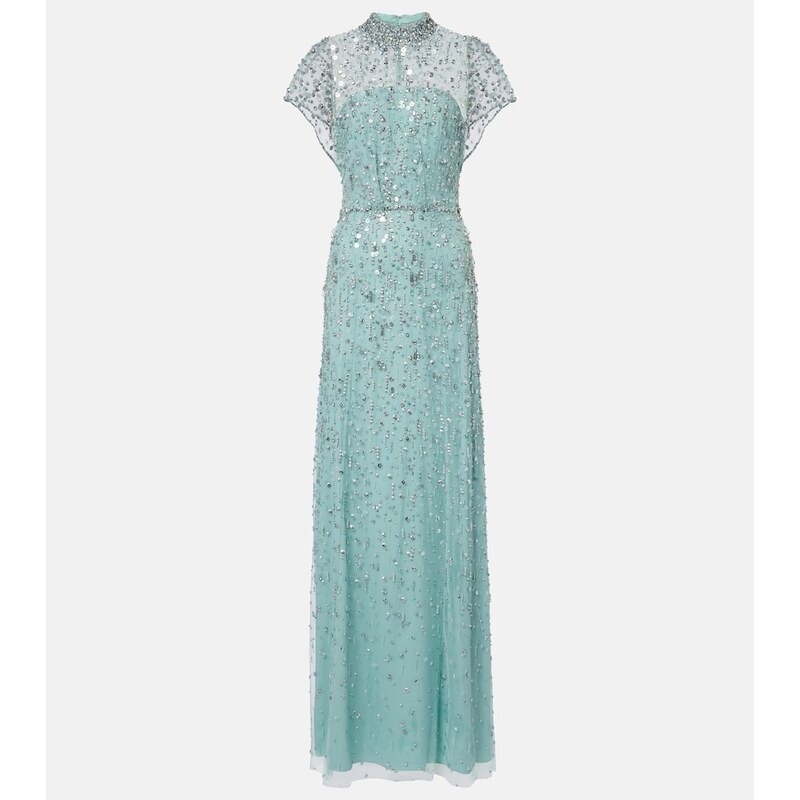 Jenny Packham Crystal Drop embellished gown