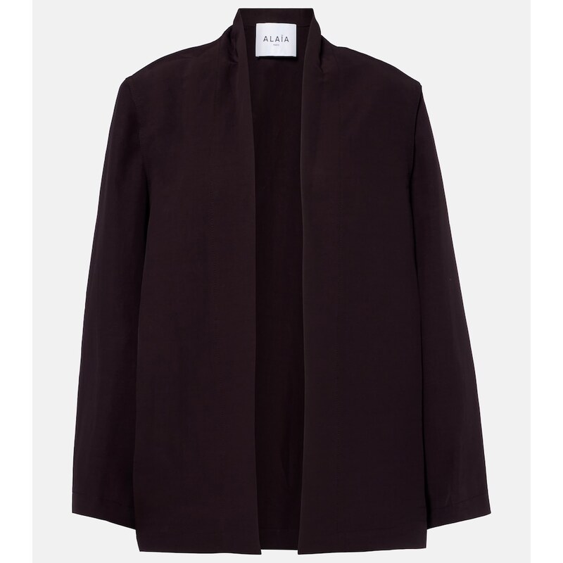 Dámská saka značky Alaïa v barvě Aubergine