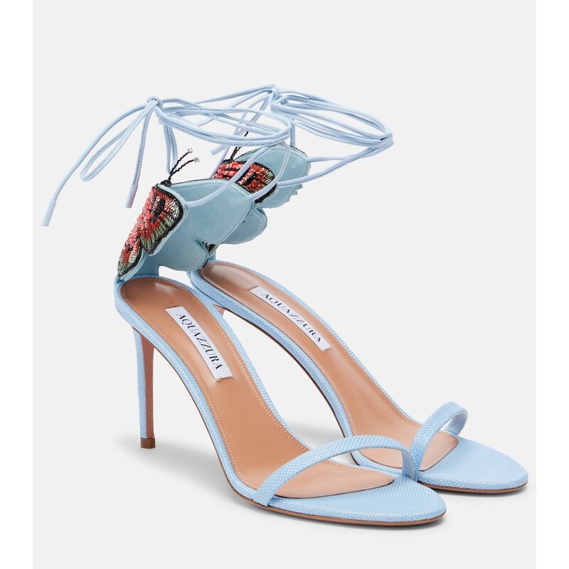 Aquazzura Papillon DAmour embellished sandals