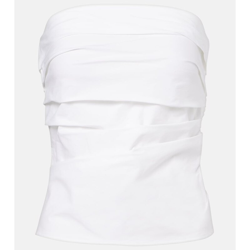 Proenza Schouler White Label Maisy cotton-blend tube top