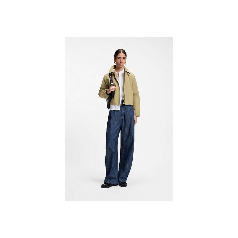 BOSS Water-repellent jacket in a cotton blend 115488969