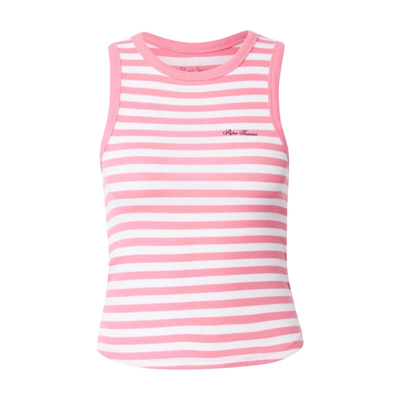 Pepe Jeans Top světle růžová / bílá 115489992