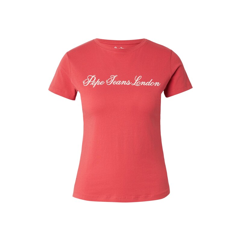 Pepe Jeans Tričko champagne / malinová