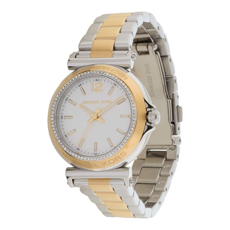 MICHAEL Michael Kors Analogové hodinky MAREN zlatá / stříbrná