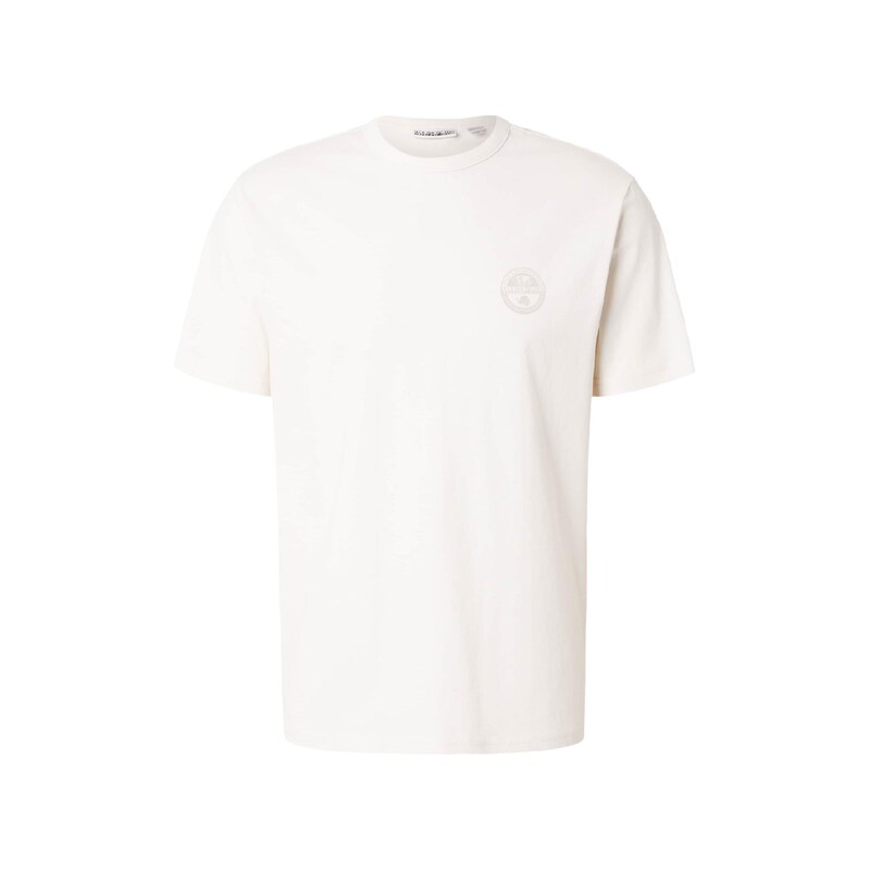 NAPAPIJRI Tričko SENDIL brokátová / offwhite