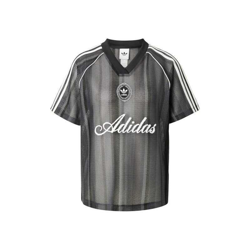 ADIDAS ORIGINALS Tričko Summer Glow šedá / tmavě šedá / černá /