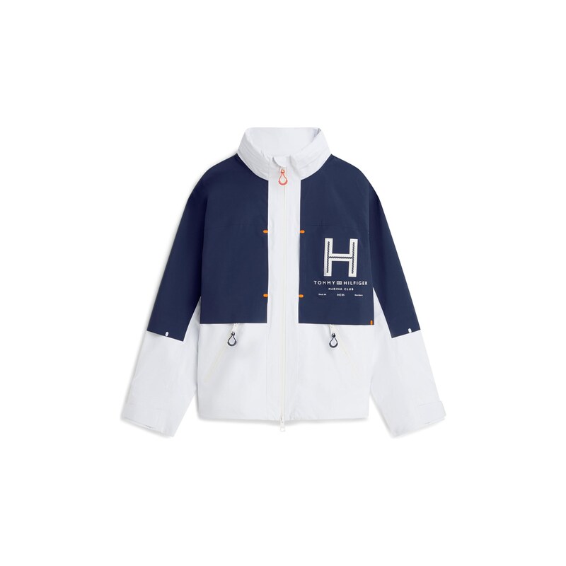 TOMMY HILFIGER Přechodná bunda Regatta marine modrá / tmavě