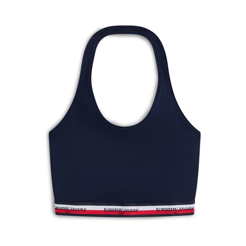 Tommy Jeans Top námořnická modř / jasně červená / bílá