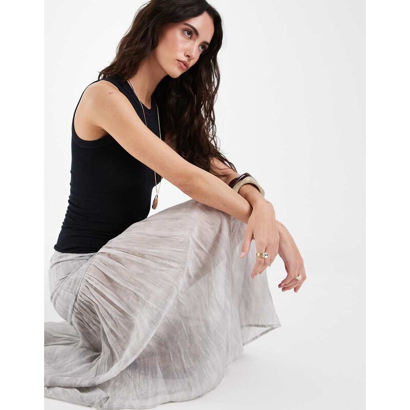 Free People Intimately FP soft seamless modal top in black -