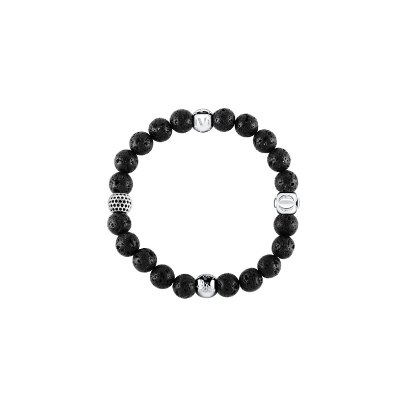 Olivie TERRA náramek LÁVA SILVER 10033