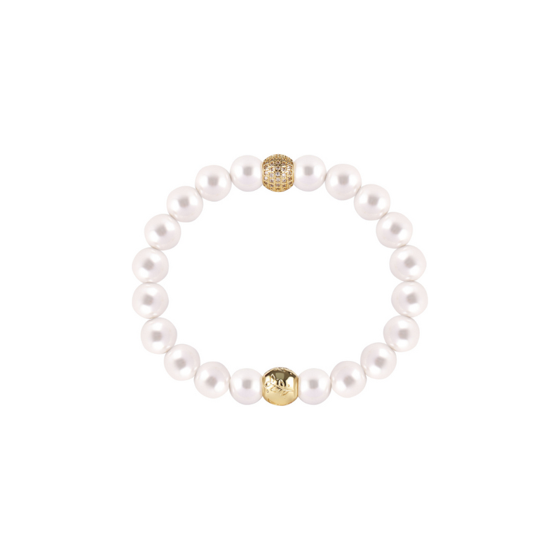 Olivie TERRA náramek SHELL PEARL GOLD 10049 115491946