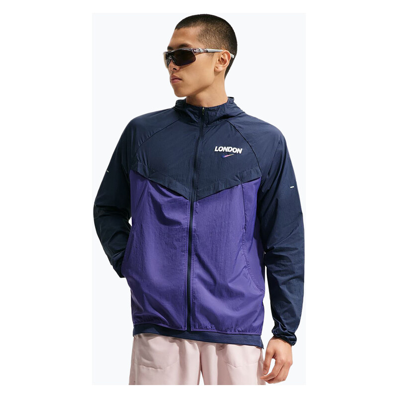 Pánská běžecká bunda Nike Stride Dri-Fit ADV midnight navy/court