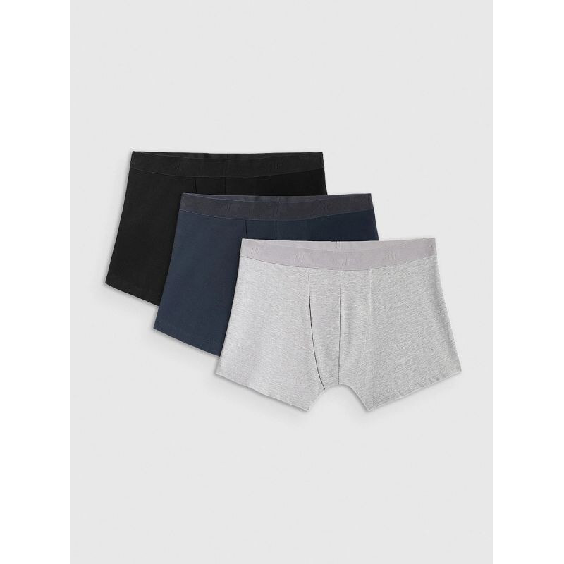 Pánské boxerky (3 balení) 4F 4FRSS26UBXSM103-90S