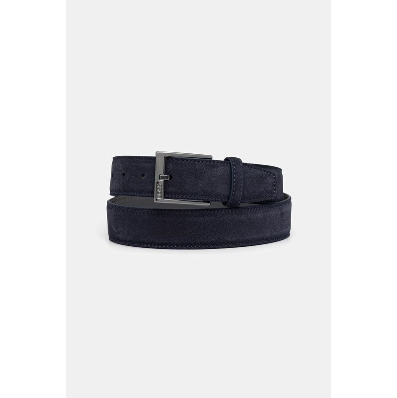BOSS pásek pánský kožený Elloy-Sd-GmSt_Sz35