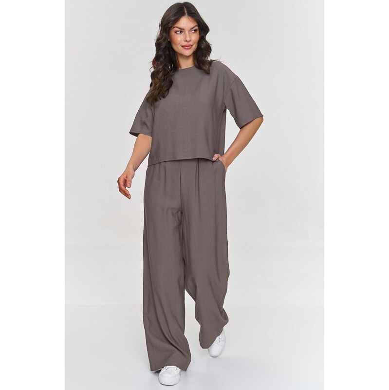 Makadamia dámská souprava M945 - mocca 115495179
