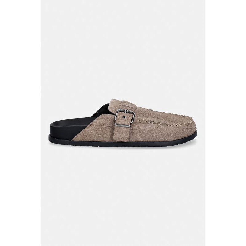 Tommy Jeans pantofle pánské semišové BIND MULE WASHED SUEDE