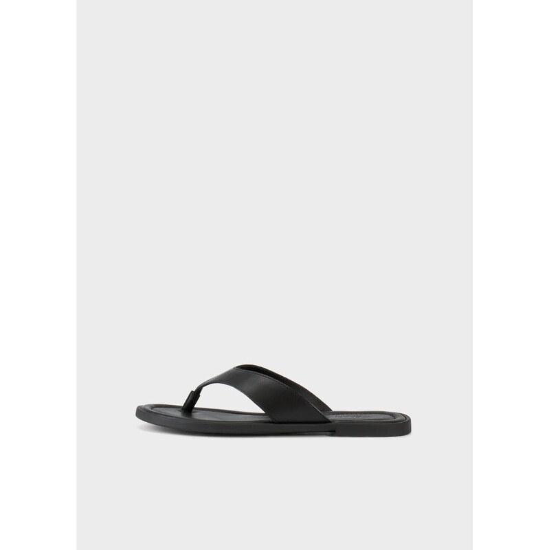 Vagabond Shoemakers Zaida leather flip flops in black