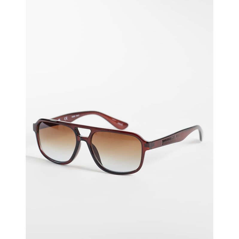 Vero Moda avaitor sunglasses in brown 115522867