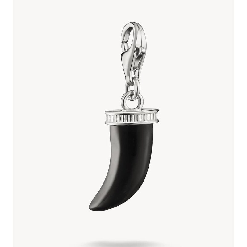 Thomas Sabo Charm pendant in silver, black