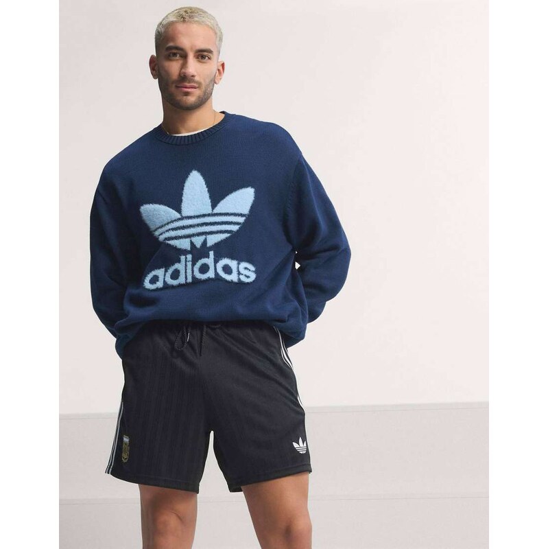 adidas performance Argentina originals shorts in black