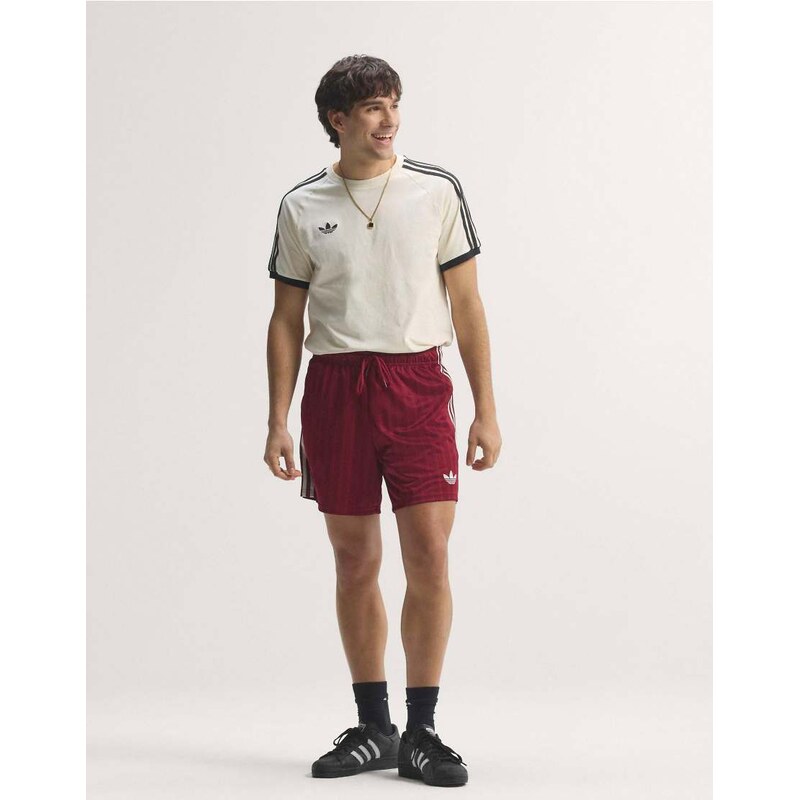 adidas performance Spain originals shorts in team coll burgundy