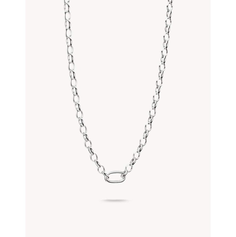 Thomas Sabo Charm necklace with connet link silver in silver