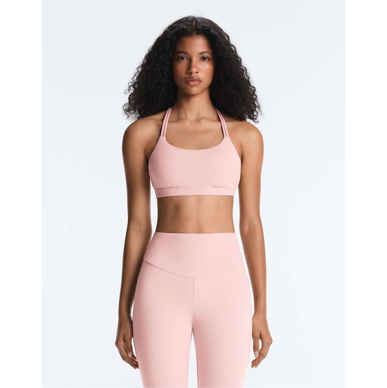 OYSHO Comfortlux light support sports bra with crossover straps