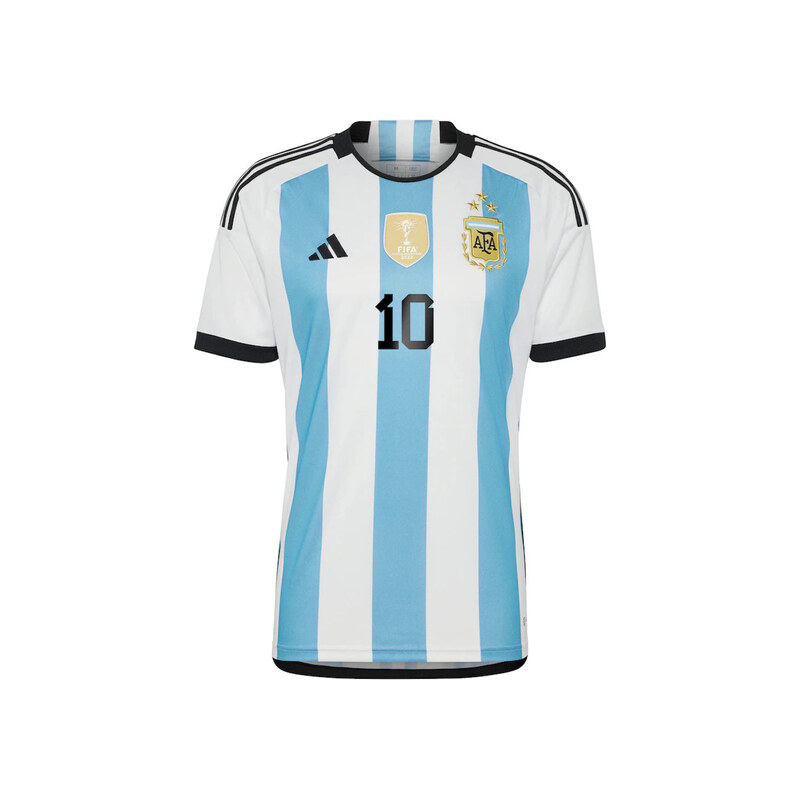 adidas Argentina 23/23 Messi Winners Home Replica Jersey White/Light 115497024