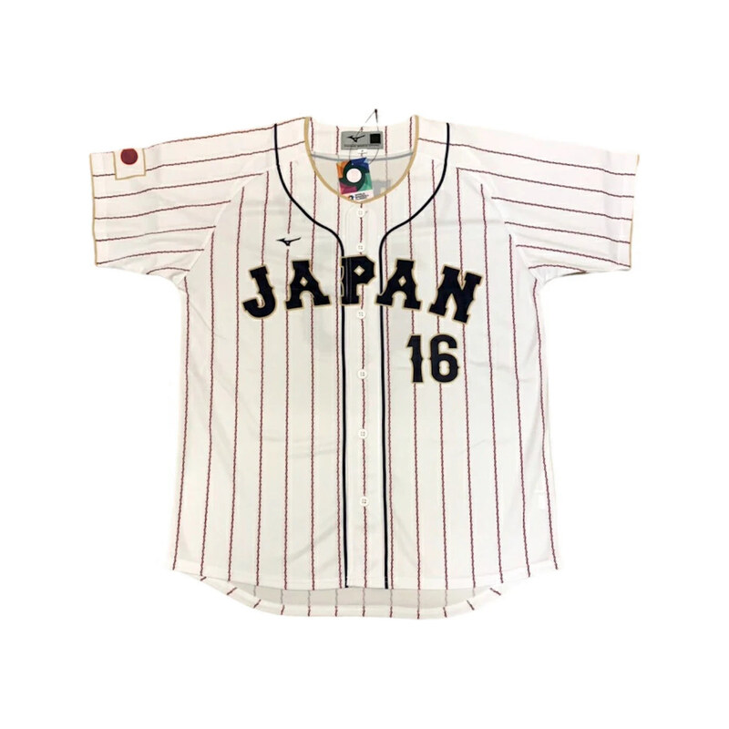 Mizuno Samurai Japan WBC 2023 Ohtani Shohei 16 Replica Jersey White 115497040