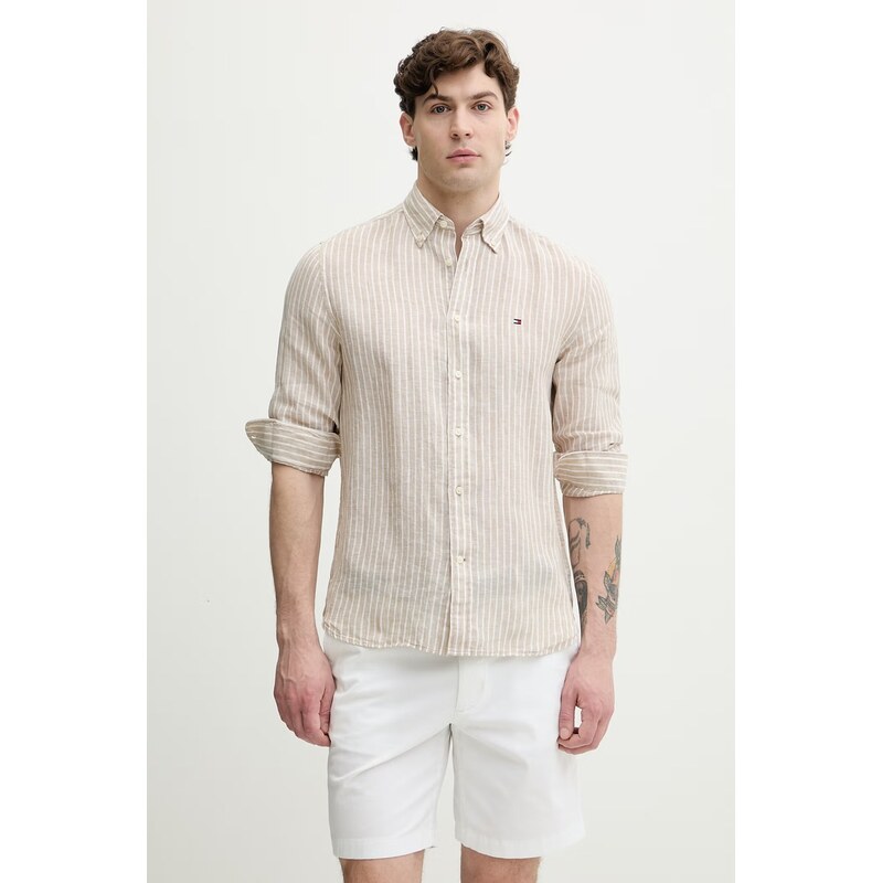 Tommy Hilfiger košile pánská lněná