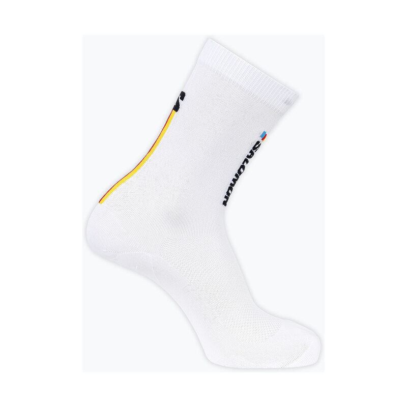 Ponožky Salomon Pulse Race Flag Crew white