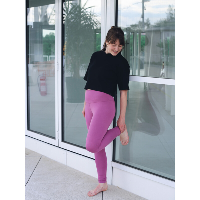 MINILE Legíny Bamboo Lilac - XS 115497587