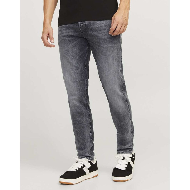 Jack & Jones Tapered fit jeans in grey denim