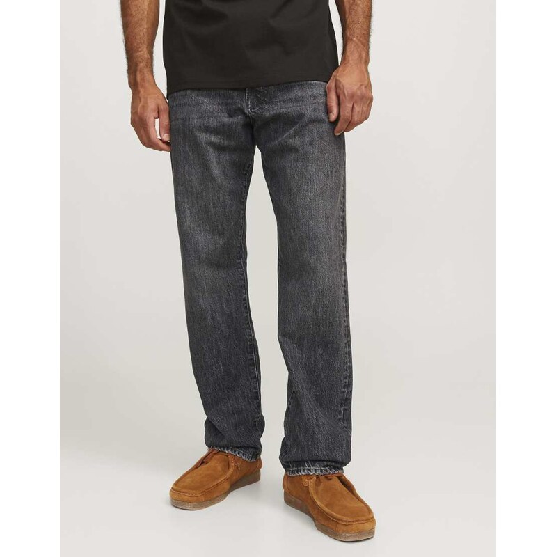 Jack & Jones Relaxed fit jeans in grey denim