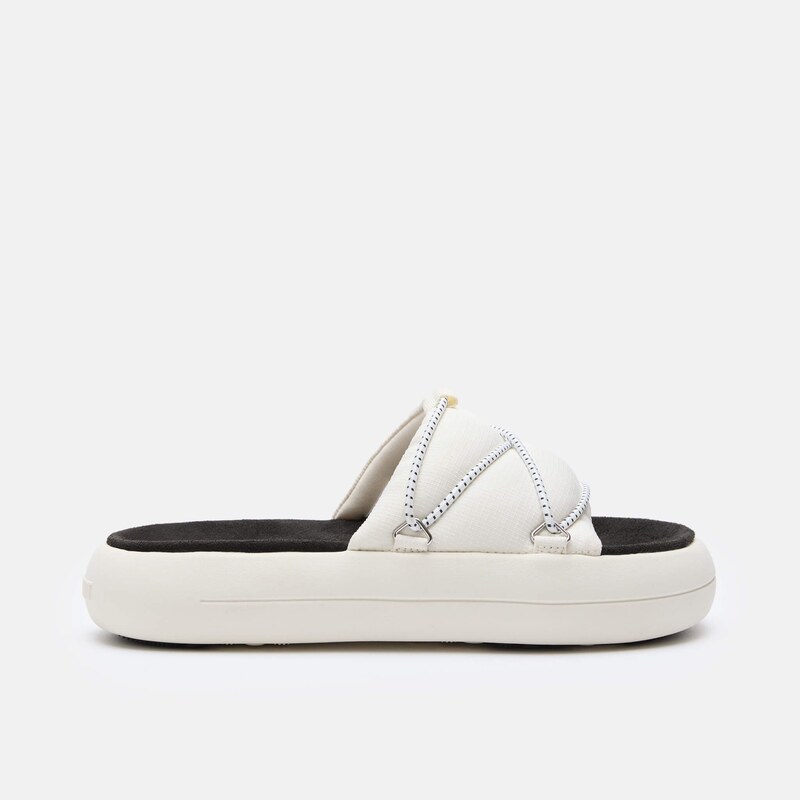 Unisex bílé pantofle Moon Boot Icon Slide