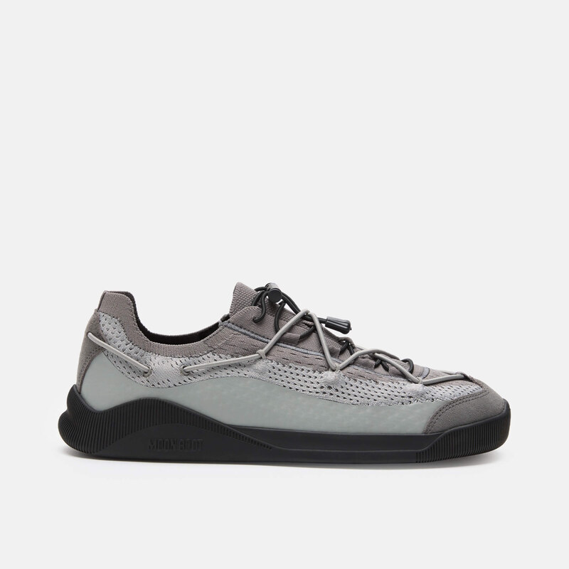 Unisex šedo-černé tenisky Moon Boot Moonlight