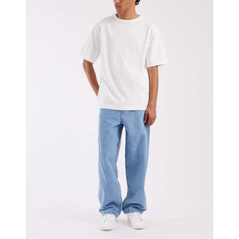ASOS DESIGN Circular Design Collection jeans in light wash blue