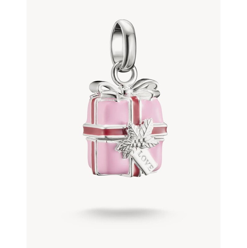 Thomas Sabo present pendant in silver & pink