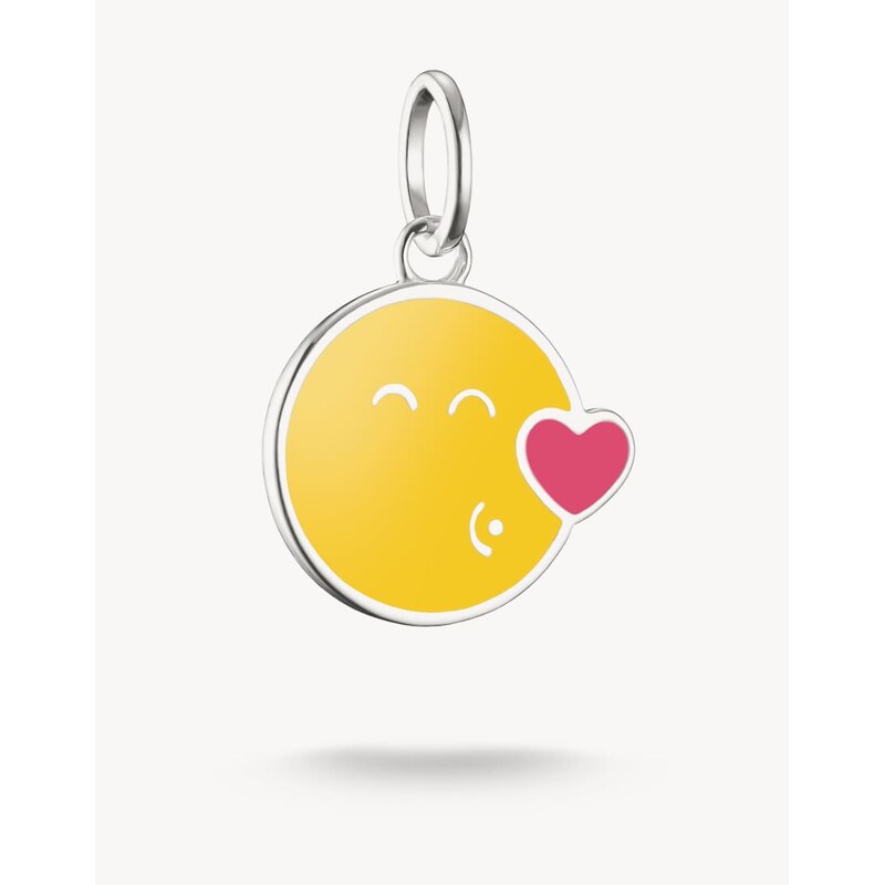 Thomas Sabo Silver smileyworld kiss charm pendant connect in