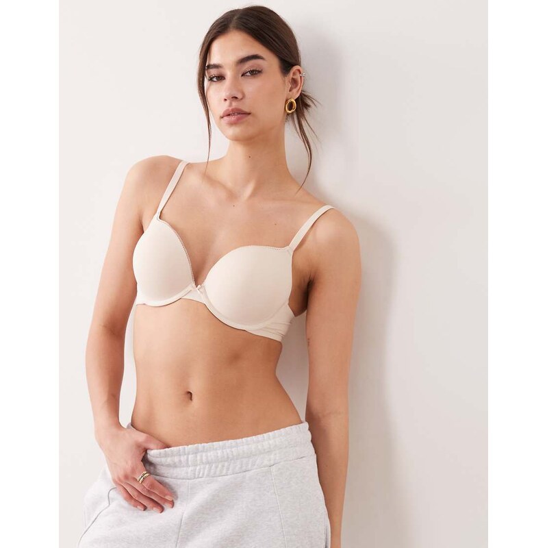 Lindex super push up t-shirt bra in beige-Neutral 115505340