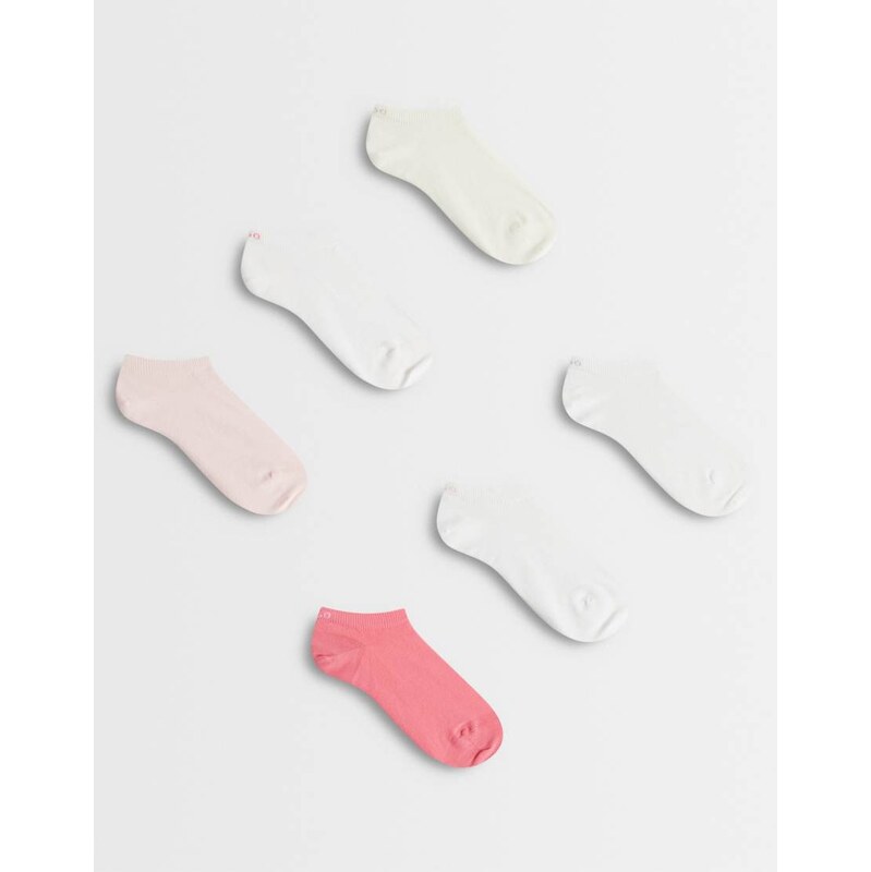 Hugo Red 6 pack crew socks in pink 115499701