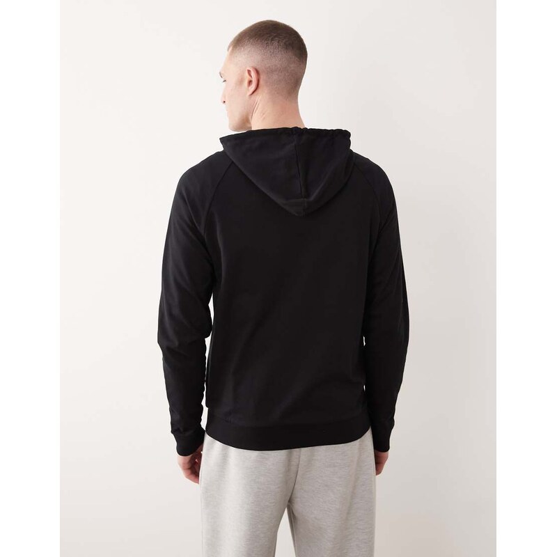 Boss Bodywear Authentic lounge hoodie in black