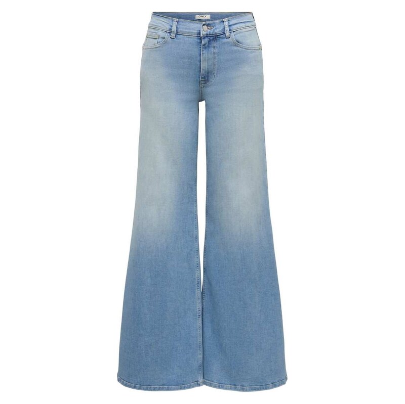 ONLY Wide-fit jeans in medium blue denim