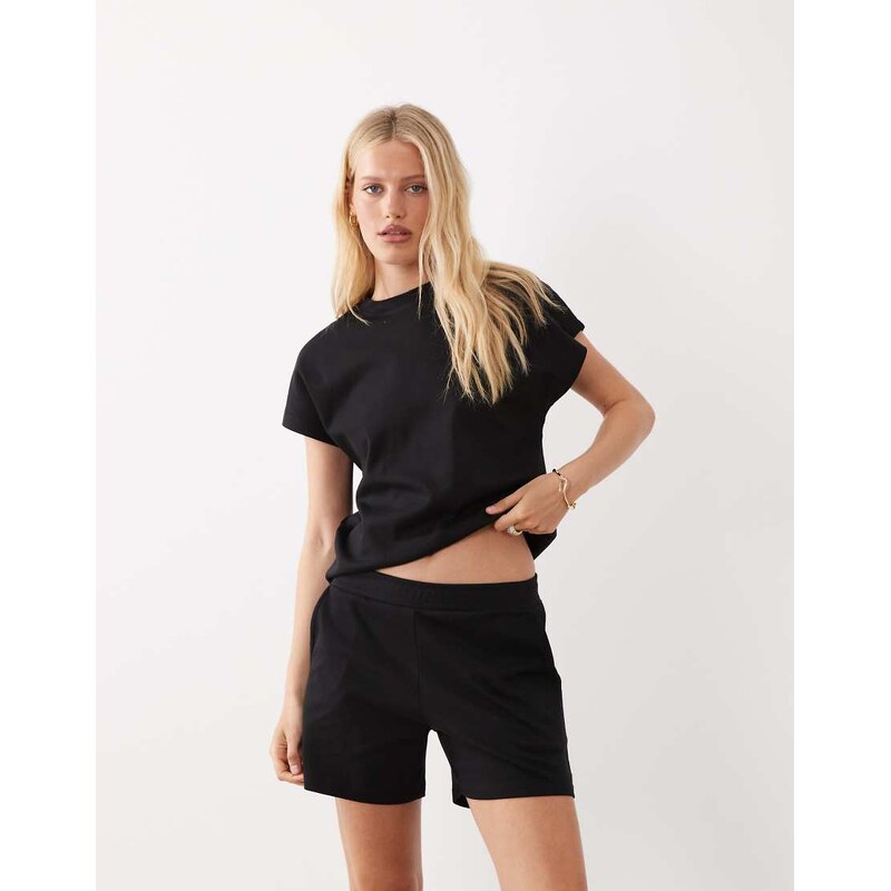 JDY shorts co-ord in black